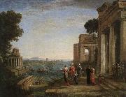 Claude Lorrain Aeneas-s Farewell to Dido in Carthago oil painting picture wholesale